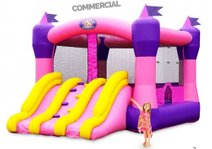 inflable super doble rosa